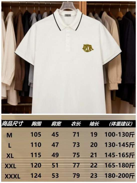 Dior Polo Shirts Short _SKUDiorM-3XLhgntx35728486